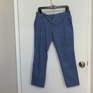 Gap Chamboray Pants Trousers Size 6
